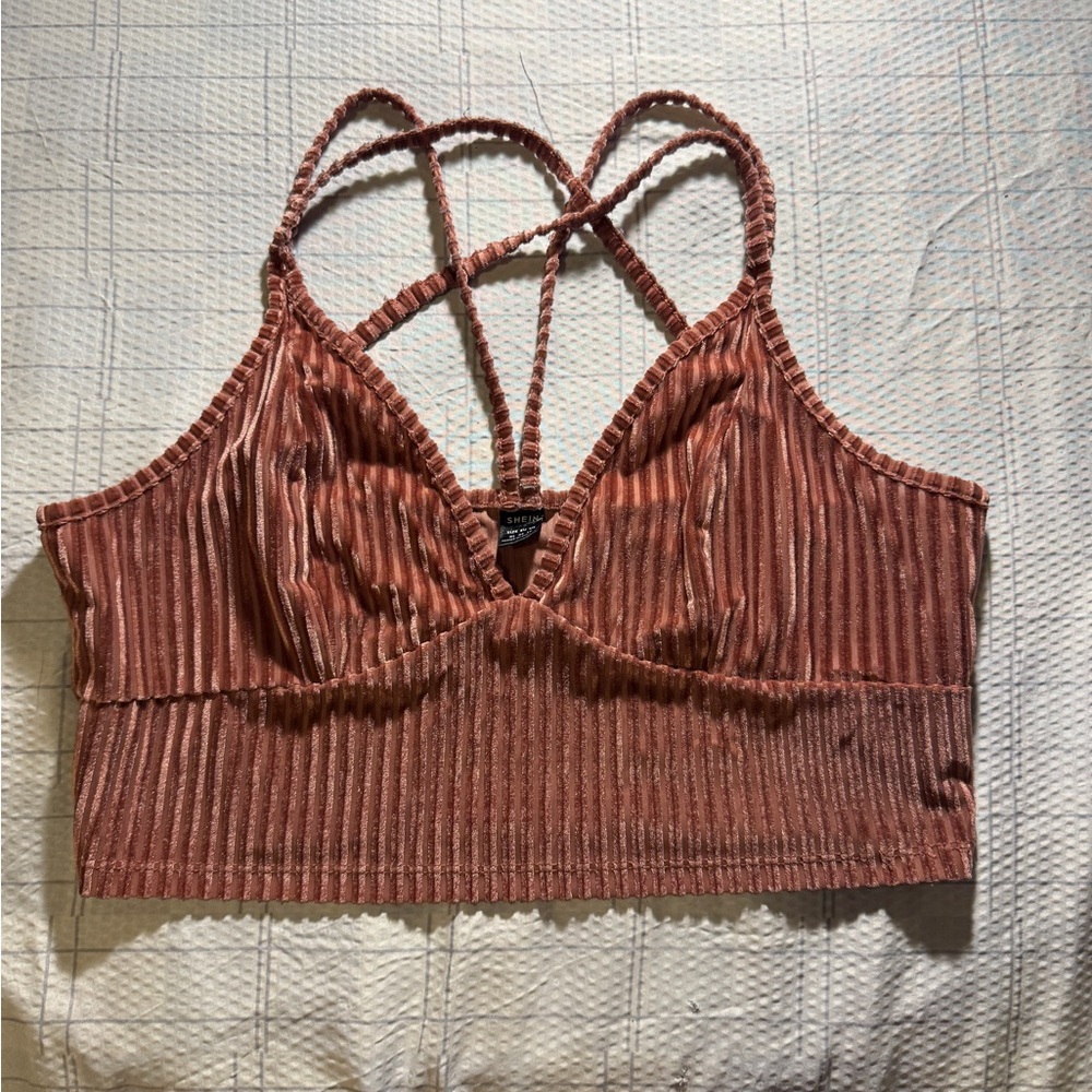 Rust Strappy Bralette